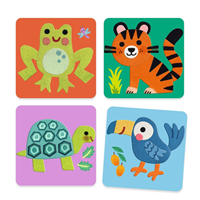 Collage Tableros fieltro Animales suaves