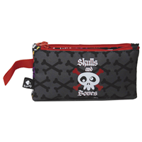 Estuche Triple Skull Bones