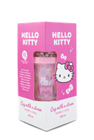 Vaso Pajita 450ml Hello Kitty Rosa