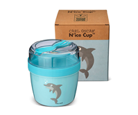 Fiambrera snack n´ice con disco refrigerante blue dolphin