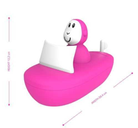 Barco Baño Matchstick Monker rosa