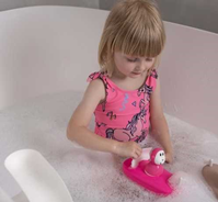 Barco Baño Matchstick Monker rosa
