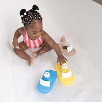 Barco para Baño Matchstick Monkey azul
