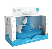 Barco para Baño Matchstick Monkey azul