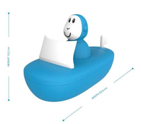 Barco para Baño Matchstick Monkey azul