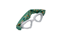 Gafas adulto blancas con turbante Desayunos