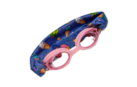 Gafas infantiles rosas con turbante Helados