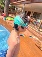 Gafas infantiles negras con turbante Dinos