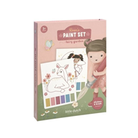 Set Pintura Rosa agua Fairy Garden