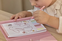 Set Pintura Rosa agua Fairy Garden