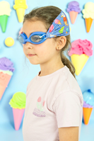 Gafas infantiles azul oscuro con turbante Helados