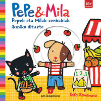 Pepek eta Milak zenbakiak ikasiko dituzte