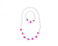 Set collar y pulsera Fresas