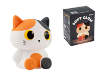 Luz Nocturna Silicona Gato naranja