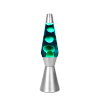 Lámpara Lava Spaceship Verde Azul