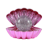 Lámpara Concha rosa metalizado